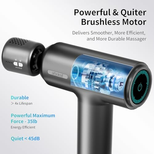 Pistolet de massage avec moteur sans balai puissant