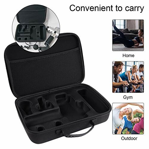 Étui de transport pour pistolet de massage, idéal pour la maison, la gym et l'extérieur.