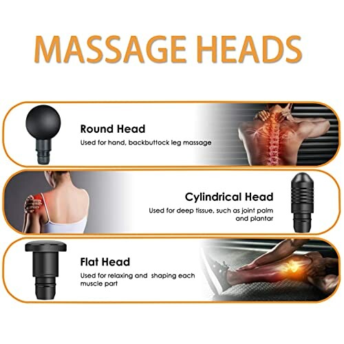Têtes de Pistolet de Massage xocome